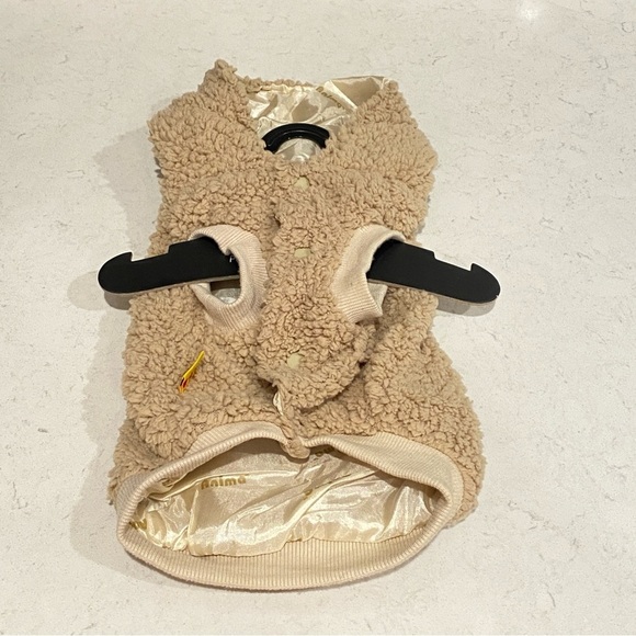 Anima Brown Fluffy Bear Hoodie, Small  Dog costume new - Picture 7 of 12